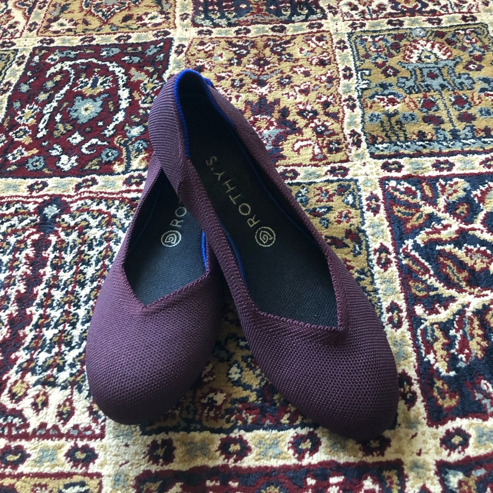 Round toe Rothy’s, size 10 purple